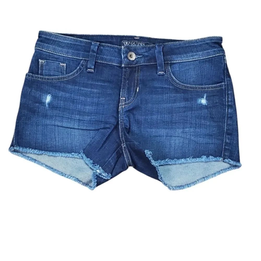 Guess Dark Wash Denim Shorts - Picture 2 of 7